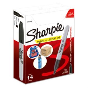 Marcador Permanente Sharpie Punta Fina Color Negro