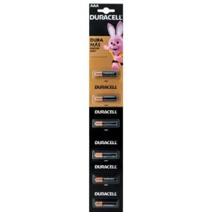 Pila alcalina Duracell AAA blíster con 6pzas